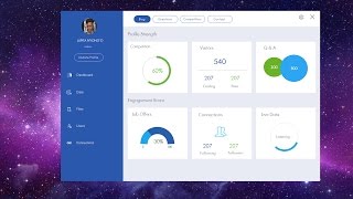C#, VB.net, VC++.net - Cool Blue Modern Dashboard - Bunifu UI 現代設計用戶界面
