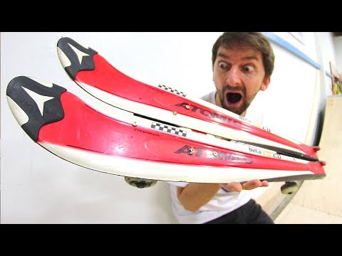 THE INCREDIBLE SKI SKATEBOARD! | YOU MAKE IT WE SKATE IT EP 166