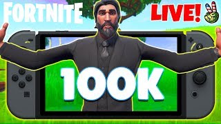 Pro Nintendo Switch Player! // CALLING ALL AMIGOS SO CLOSE 100K!!! // (Fortnite Battle Royale LIVE)