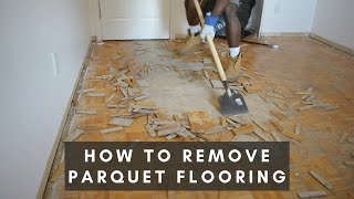 How To Remove Baseboards & Parquet Flooring