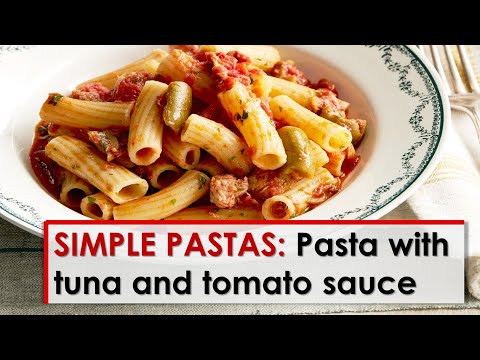 VIDEO : simple pastas: pasta with tuna and tomato sauce - i prepare ziti with tuna ascoli-style, ai prepare ziti with tuna ascoli-style, apastadressing found in many regions of italy with tomatoes and canned tuna. i add green ...