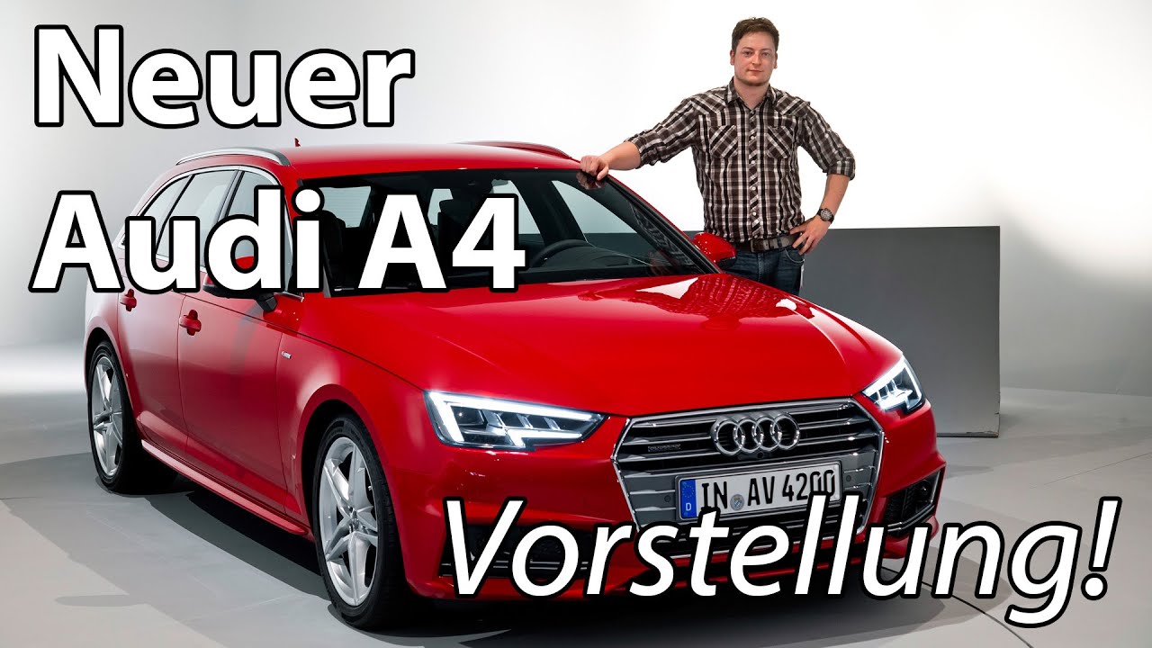 Vorstellung: Neuer Audi A4 (B9) Avant 2016 im Detail ...