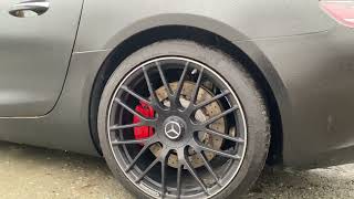 Tire Section Of Mercedes Sls Amg .
