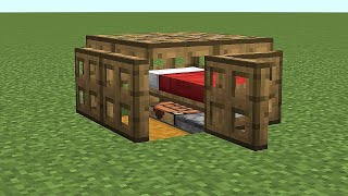 How To Make The Smallest House In Minecraft