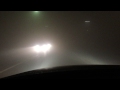 dicker Nebel auf der Heimfahrt - wat ne Suppe