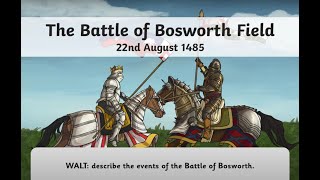 04/03/21 Topic - The Battle of Bosworth
