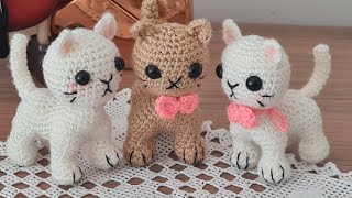 Part2 Amigurumi Dört Ayak Üstünde Duran Dikişsiz Minnak Kedi Yapımıeng Subti̇tles On
