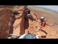 Off-Road Motorcycle Cliff Riding