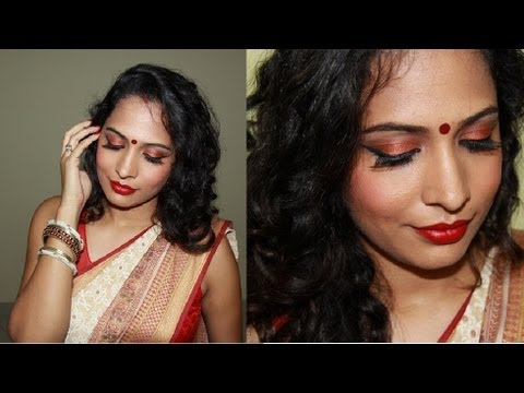 Durga Pooja : Bengali Bridal Makeup : Makeup By Indianmakeupguru...
