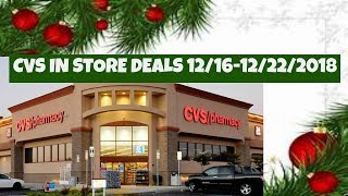 CVS IN STORE DEALS 12/16-12/22/2018 | I DID NOT FORGET YOU GUYS!!