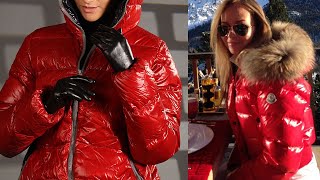 Shiny Nylon Down Jackets For Women Winter Fashion With Moncler Etc. Puffers