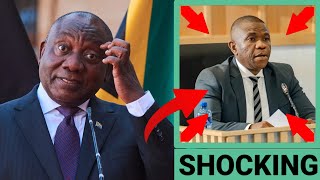 Shocking Scene In Parliament Mkhwanazis Words Make Ramaphosa Break Down In Front Of Everyone