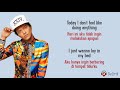 The Lazy Song - Bruno Mars (Lyrics video dan terjemahan)