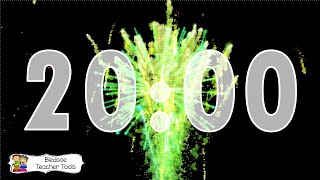 20 Minute Fireworks Countdown Timer With Background Music And Alarm