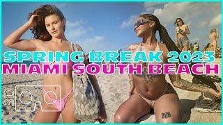 Spring Break 2023  Miami South Beach | Ocean Drive Walk March 17th | VR 180 3D (