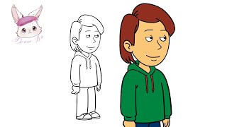 How To Draw Boris Anderson From Goanimate - Step By Step