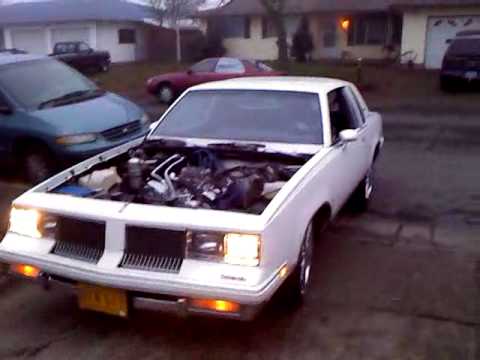 This is the first drive in my 83 cutlass with the small block chevy swap