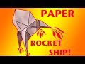 Origami Rocket (page 1). YouTube Airplane Video Tutorials