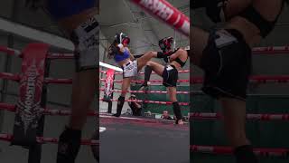 Muay Thai Girls Face Kick