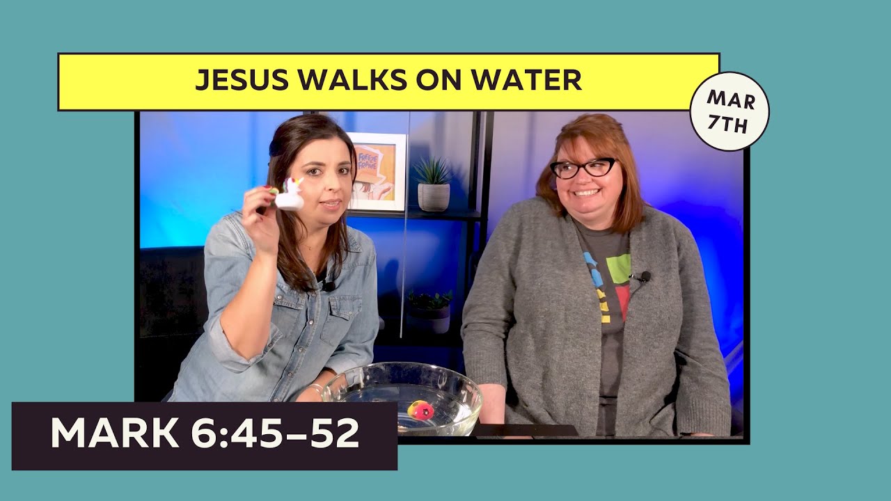 Grant Kids Lesson - Jesus Walks on Water March 7th