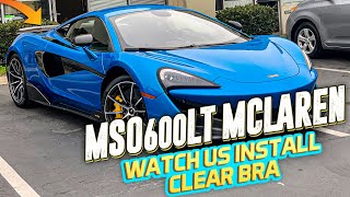 Watch paint protection film | Mclaren MSO600LT PPF application