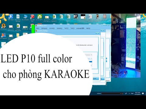 ⭐LẬP TRÌNH LED P10 FULL COLOR CARD Q1 KARAOKE | Đặng Khôi