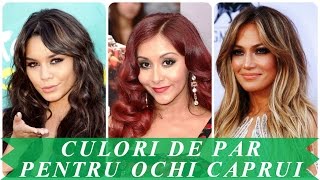 Culori de par pentru ochi caprui