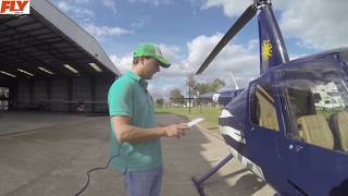 Inspección previa al vuelo - Helicóptero R44 - 1