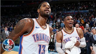 Paul George scores 47, Russell Westbrook sets NBA record in Thunder victory | NBA Highlights
