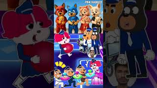 Labrador Exe Vs Sheriff Papillon Vs Dobie Exe X Coffin Dance Tiles Hop