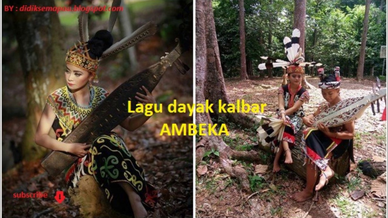 ciri fisik suku bangsa dayak musik sampeq dayak kenyah