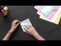 Origami - Make a Cone Boat (HD)