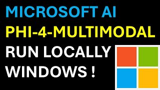 Phi-4-Multimodal On Windows - Best Multimodal Ai Model - Install And Run Locally On Windows