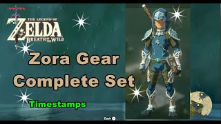 How To Get The Zora Armor Complete Set Breath Of The Wild Zelda