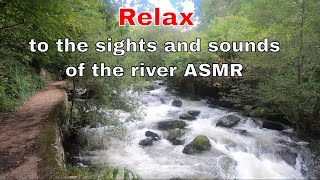 Relax to the sights and sounds of the river #ASMR