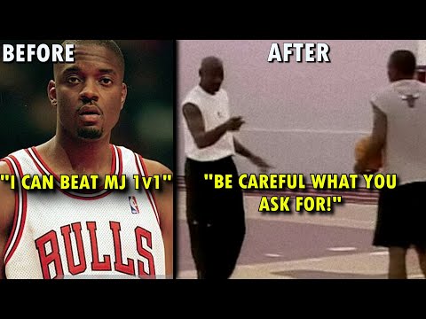 When a RETIRED Michael Jordan DEMOLISHED an Arrogant Bulls ROOKIE!