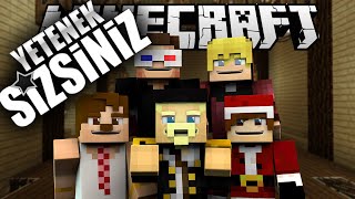 ✔ Yetenek Sizsiniz Minecraft - Eğlenceli Kısa Film