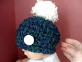 HOW TO CROCHET A 15 MINUTE CHUNKY STYLE BABY HAT