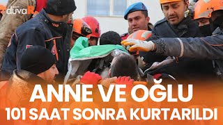 Diyarbakırda Anne Ve Oğlu 101 Saat Sonra Kurtarıldı