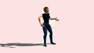 Animated Female Character