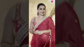 Vidya Balan In Red Saree Looking Gorgeous At Re-Release Of Movie