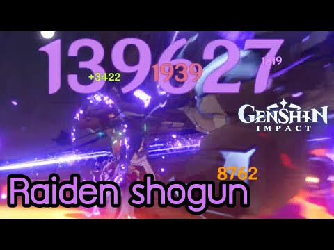 ไรเดน โชกุน สายฟรี แรงแค่ไหน Raiden shogun C1 F2P | Genshin Impact |