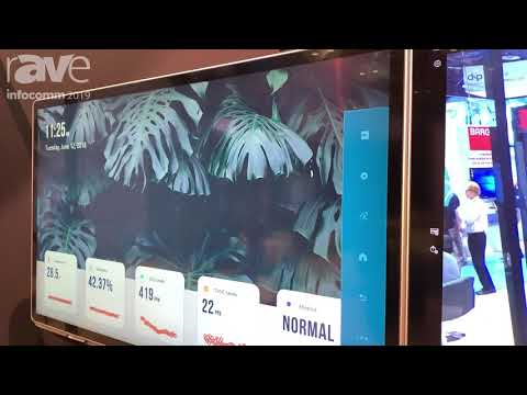 InfoComm 2019: Sharp Unveils the Windows Collaboration Display With Sensor Hub for Data Collection
