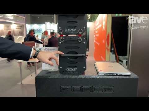 ISE 2023: UNKA Sound Presents Force LH102A Line Array Speakers