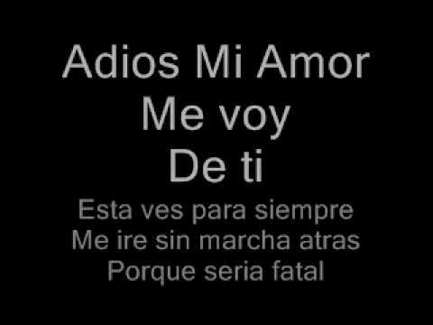 Adios Mi Amor Video