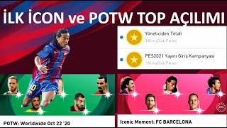 Sezonun İlk Potw Ve Icon Top Açilimi Pes 2021 Mobile Hayaller Mbapperonaldinho Gerçekler ?