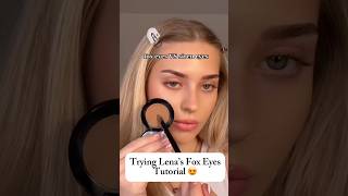 Trying Lenas Fox Eyes Tutorial - It Works Perfect On Hooded Eyes