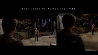 Terminator 3 Rise Of The Machines Aspect Ratio Comparison Widescreen Vs Fullscreen Vhs 20