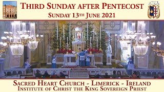 Sunday 13th June 2021: Third Sunday after Pentecost