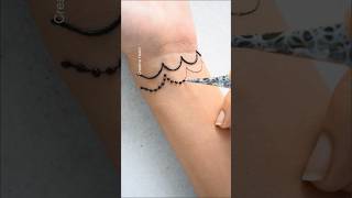 Unique Style Bracelet Mehndi Design